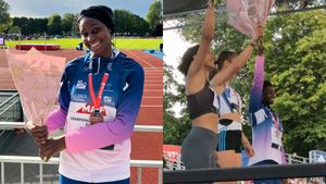Une m�daille de bronze pour la Lavalloise Sounkamba Sylla aux Championnats de France �lite d'athl�tisme