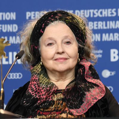 L'actrice allemande Hanna Schygulla le 18 février 2018 à Berlin