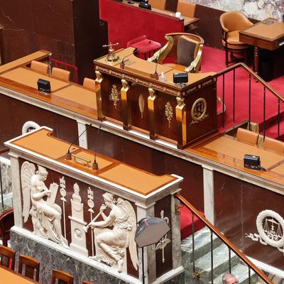 Le perchoir de l'Assemblée nationale, à Paris, le 21 juin 2022.