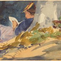 Le repose (1880-1890) par John Singer Sargent.