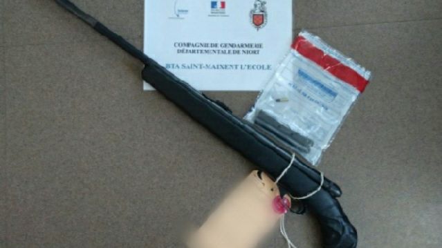 Un bless� dans une affaire de violence avec une carabine � Saint-Maixent-l'Ecole