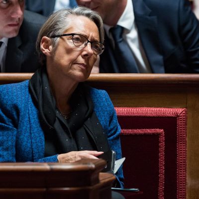 Elisabeth Borne, alors ministre des Transports, au Sénat le 24 mai 2018
