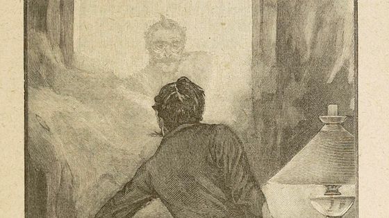 Le Horla, de Guy de Maupassant - Par William Julian-Damazy (dessin), Georges Lemoine (illustration) —Bibliothèque en ligne Gallica, Domaine public, Wikimedia.Commons