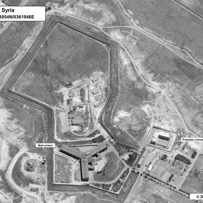 La prison de Saydnaya, l'un des principaux centres de détention du régime syrien.