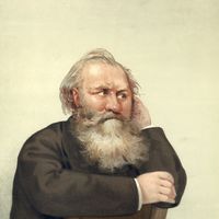 Charles Gounod (1818 - 1893) dans le Vanity Fair de 1879.