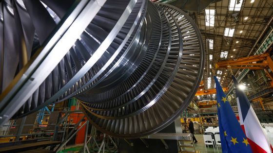 Les turbines Arabelle produites à Belfort (et que doit acheter EDF prochainement), sont pour les 2/3 vendues à Rosatom, l'opérateur russe. ©AFP - JEAN-FRANCOIS BADIAS