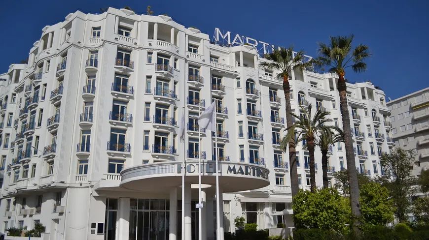 � Cannes, l'h�tel Martinez 