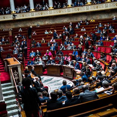 L'Assemblée nationale, le 8 février 2022.