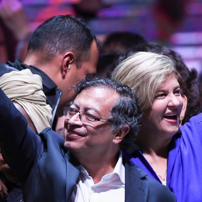 Gustavo Petro, élu président de Colombie, à bogota le 19/06/22