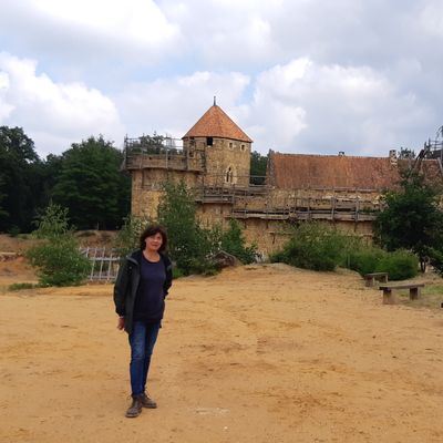 Maryline Martin, présidente directrice générale et cofondatrice du chantier médiéval de Guédelon