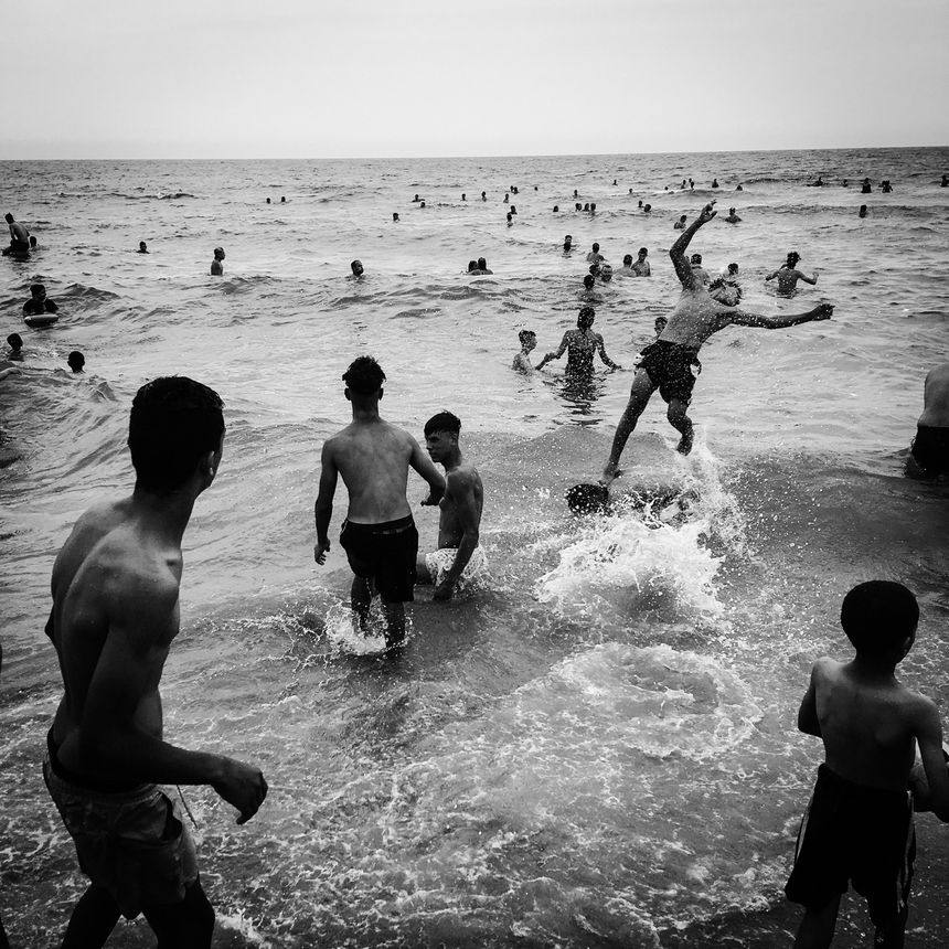 "Escaping the heatwaves"