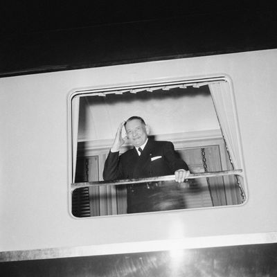 René Coty, l'un des présidents de la quatrième République