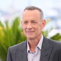 Le comédien américain Tom Hanks le 26 mai 2022 au Festival de Cannes