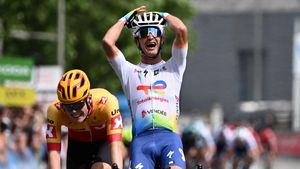 Crit�rium du Dauphin� 2022 : le Fran�ais Alexis Vuillermoz s'impose au sprint dans la 2e �tape  