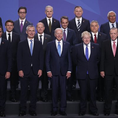Photo des chefs d'Etat et de gouvernement au sommet de l'OTAN à Madrid