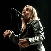 Iggy Pop sur scène à Denver le 28 août 2015.