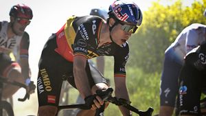 Crit�rium du Dauphin� 2022 : le Belge Wout van Aert remporte la premi�re �tape apr�s un sprint massif