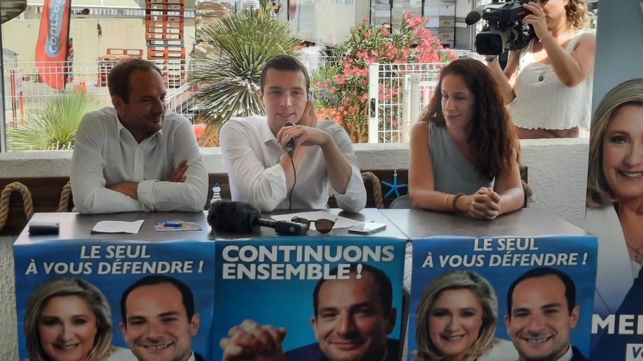 L�gislatives : Jordan Bardella au Grau-du-Roi pour soutenir Nicolas Meizonnet (RN)