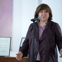 Sveltana Alexievitch a reçu le prix Nobel de littérature en 2015.