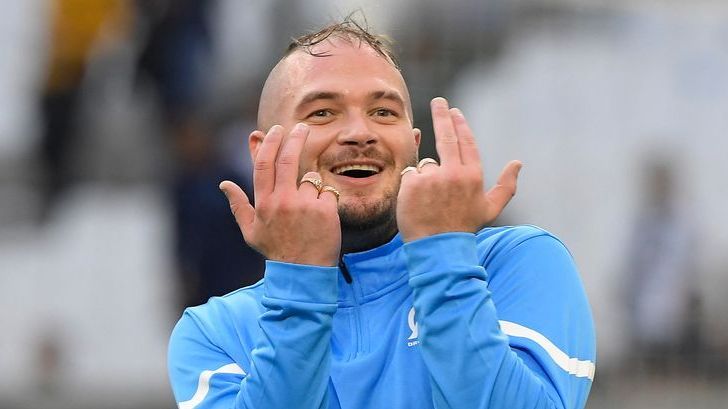Jul - après match des Héros au Vélodrome (Nicolas Tucat)