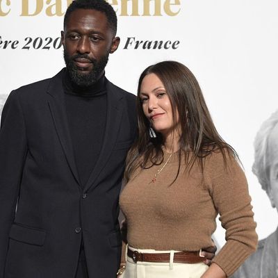 Thomas Ngijol et Karole Rocher au Festival Lumière, à Lyon (Rhône) le 16 octobre 2020