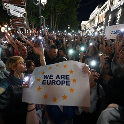 Une manifestation pro Union européenne à Tbilissi, le 20 juin 2022.