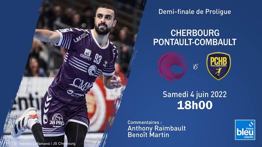 Handball : vivez sur France Bleu Cotentin la demi-finale de Proligue entre Cherbourg et Pontault-Combault