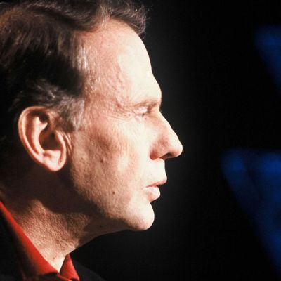Jean-Louis Trintignant en 1987 sur le plateau de 7/7