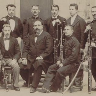Centenaire du Conservatoire national de musique et de déclamation (1795-1895). Classe de basson.