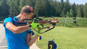 Biathlon : �milien Jacquelin, d�j� l'hiver prochain en t�te