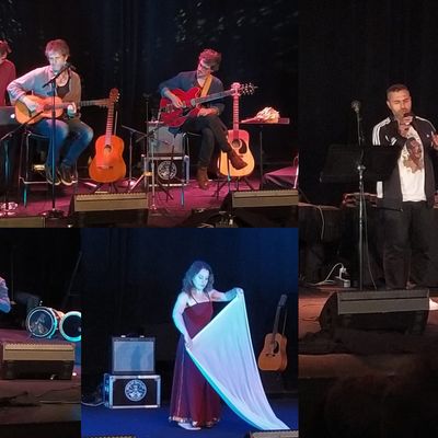 Concert Ocora Couleurs du monde au Carreau du Temple, avec: Roberto Basarte et ses musiciens, Naïssam Jalal & Osloob, Naghib Shanbehzadeh et Maristella Martella