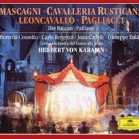 Cavalleria rusticana de Pietro Mascagni et Paillasse de Ruggero Leoncavallo par Herbert von Karajan