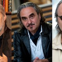 Antoine de Caunes (Getty Images/ Eric Fougere/Corbis), Stephan Eicher (Guillaume Souvant/AFP), Philippe Djian (Getty Images/Dominique Charriau)
