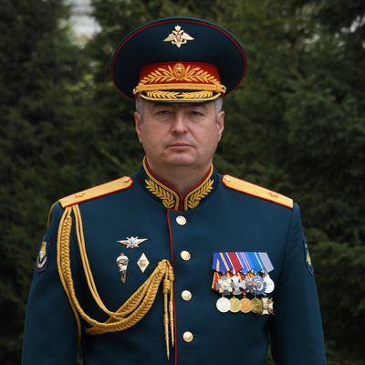 Le général Roman Koutouzov en 2020. Il commandait la milice prorusse de la République de Donetsk.