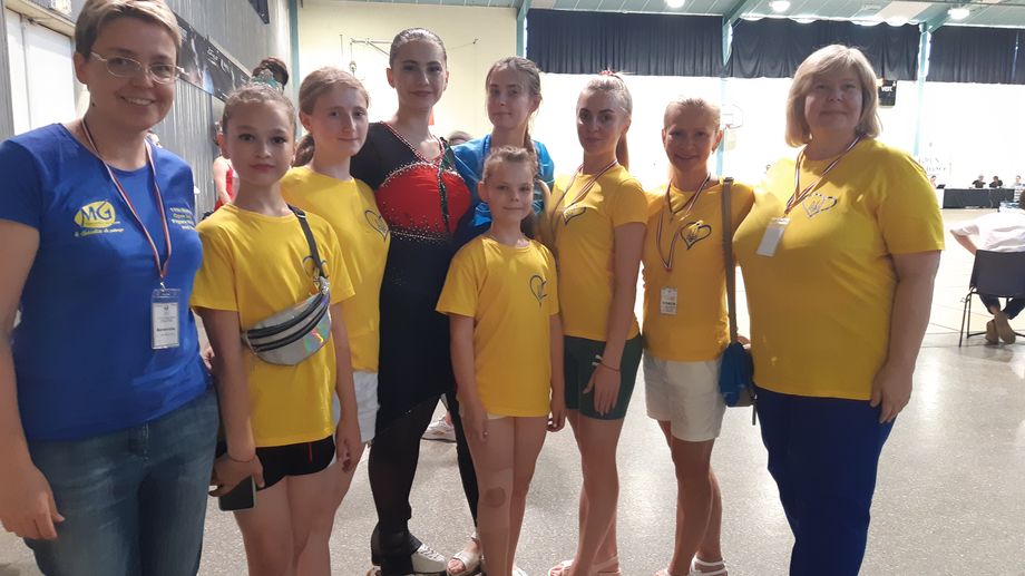 Co�te que co�te les jeunes Ukrainiennes participent aux championnats de roller � Castanet-Tolosan 