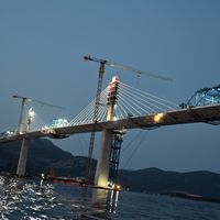 Le pont de Peljesac au nord de Dubrovnik (Croatie) sera ouvert à la circulation mi-juillet 2022