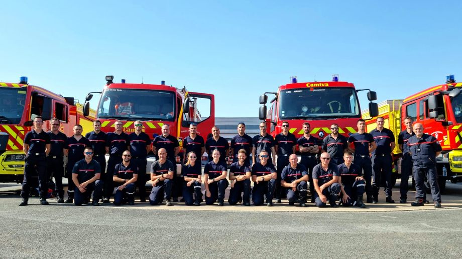 Incendies en Gironde : les pompiers des Deux-Sèvres partis prêter main-forte