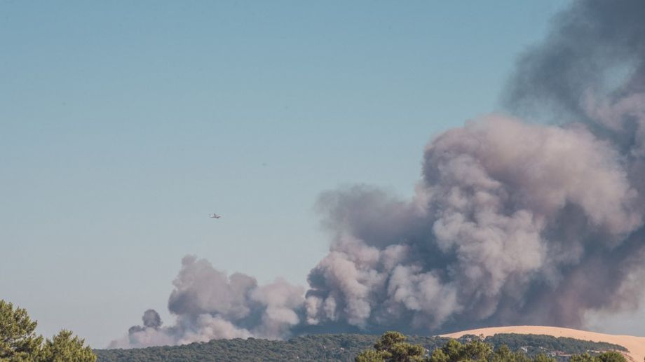 Incendie à La Teste : la forêt usagère touchée par les flammes,