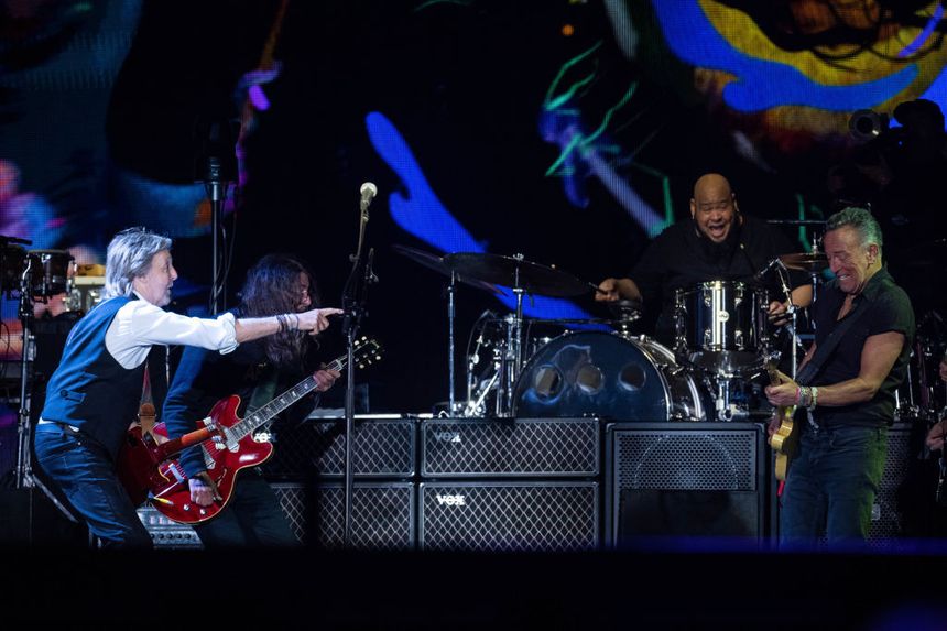 Paul McCartney, Dave Grohl & Bruce Springsteen au Festival de Glastonbury, 25 juin 2022