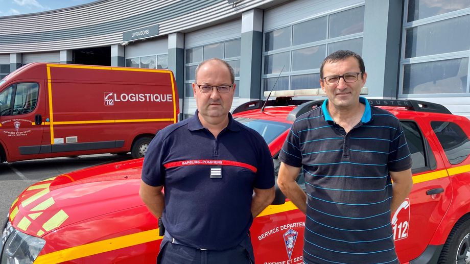 Pompiers des Deux-S�vres en Gironde : 