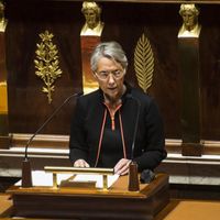Elisabeth Borne à l'Assemblée nationale, en février 2022.