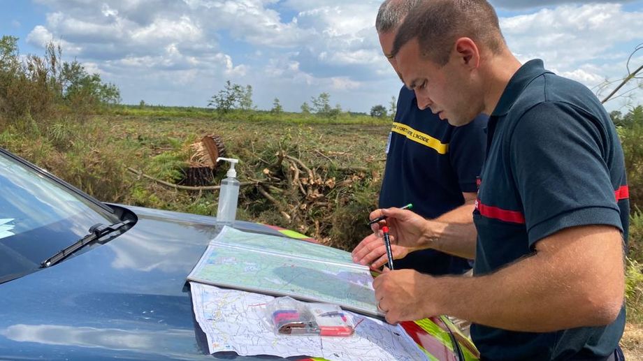 VID�OS - Les diff�rents pare-feux mis en place � Biscarrosse et Mano pour contenir les incendies de la Gironde