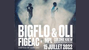 Bigflo et Oli en concert au Ch�teau de Saint-Dau � Figeac pour les 15 ans d?Ulysse Maison d?Artistes