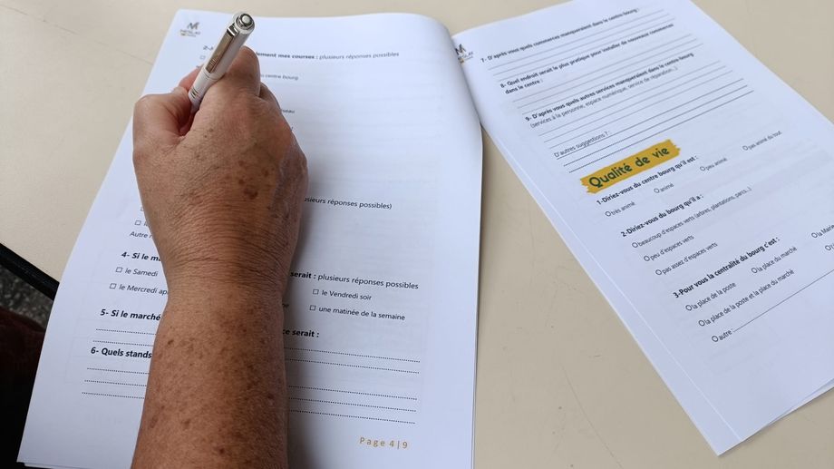Les habitants de Meslay-du-Maine proposent leurs id�es pour redynamiser le centre-ville