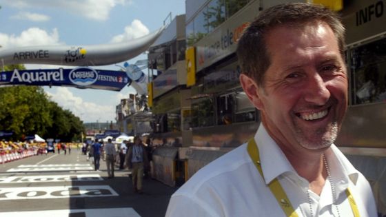 Jean-Louis Pagès, ici en 2004 sur une étape du Tour