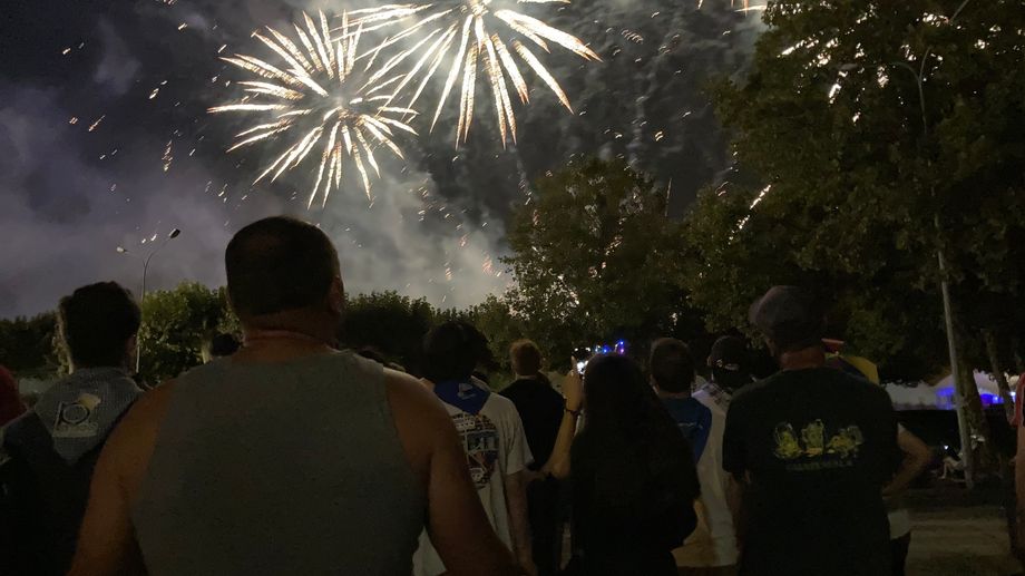 Le feu d'artifice clôture les Fêtes de la Madeleine de Mont-de-Marsan