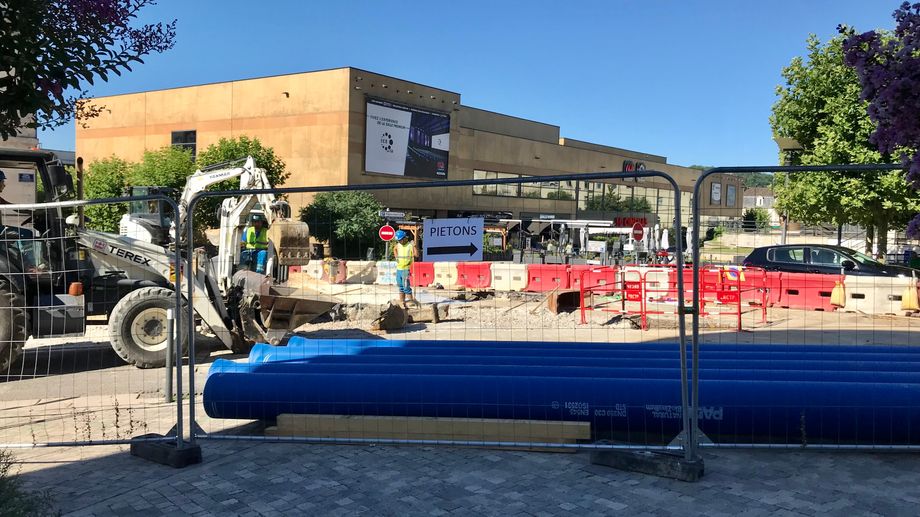 A P�rigueux, on pr�f�re circuler � pied ou � v�lo pour �viter les travaux