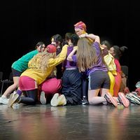 Les lycéens d'Herblay sur la scène du théâtre municipal pour leur représentation Molière