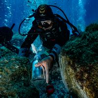 Exploration du volcanisme sous-marin par Alexis Rosenfeld au large de la Sicile