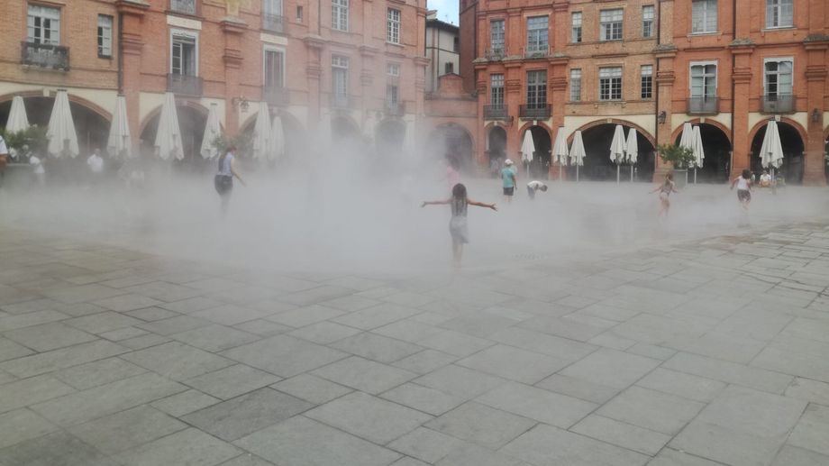 Miroir d'eau � Montauban : des touristes conquis, des Montalbanais partag�s 